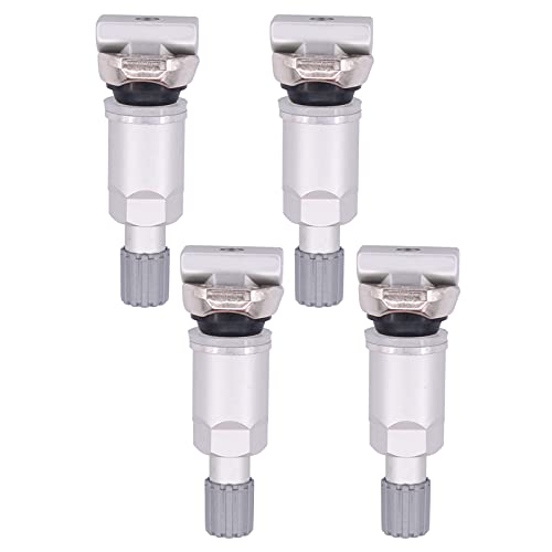 HouYeen Vástagos de válvula de sensor TPMS para monitoreo de presión de neumáticos de coche, para M-ercedes B-enz, clase C, CLS, CLA E, paquete de 4