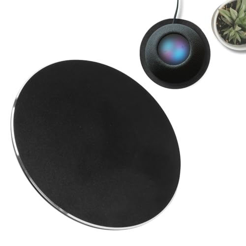 Rankomu Soporte Base para HomePod 1ª y 2ª Generación - Aleación de Aluminio Antideslizante, Diseño Compacto y Estable - Negro