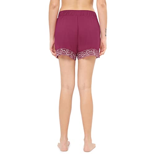 Image of Amante Solid Above Knee Mid Rise Short