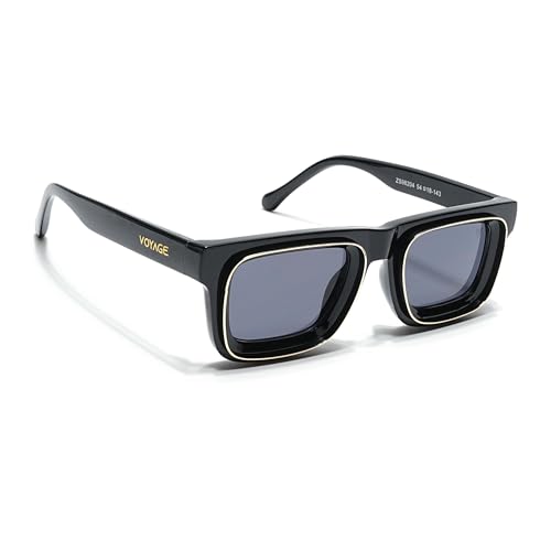 Image of Voyage UV Protected Square Sunglasses for Men & Women