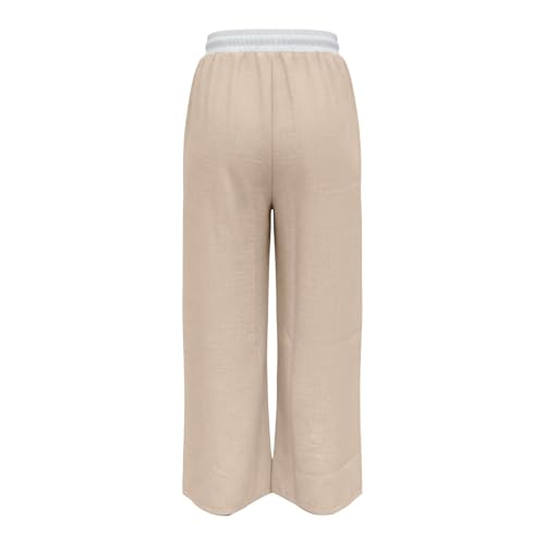 Pantalon jambe large fluide pour un look de bureau confortable