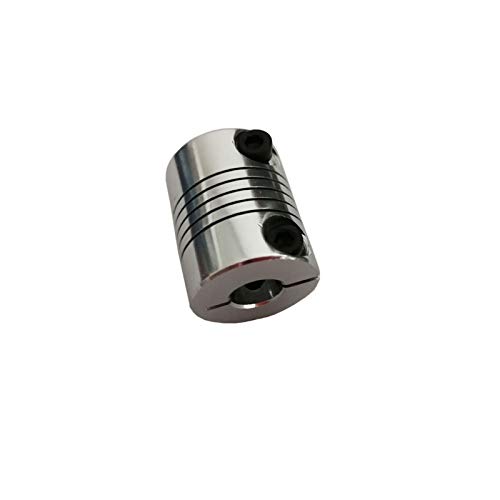 SUOFEILAIMU-PHONE CASE Metal Coupler 4PCS Aluminium Linear Shaft Coupler 8mm to 12mm D25mm L 30mm Flexible Coupling for CNC Stepper