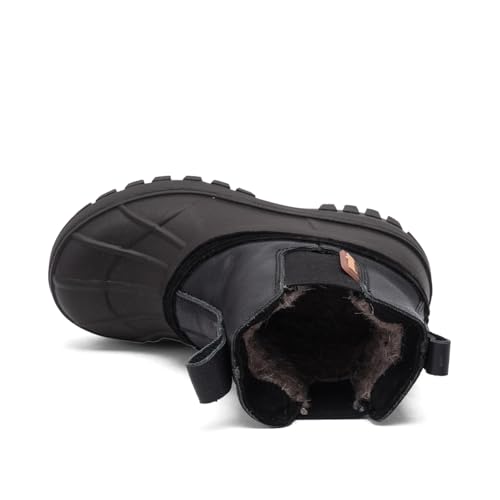 Chaussures bateau Bisgaard Blake en cuir noir et finitions soignées