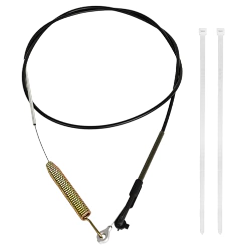 Bularie 133-1998 Brake Cable Compatible with Toro TimeMaster Lawn Mower 21199 20976 20978 21200 21199HD 21811 21810 – Blade Brake Cable with 2 Straps for Toro Timemaster 30' self Propelled Lawn Mower