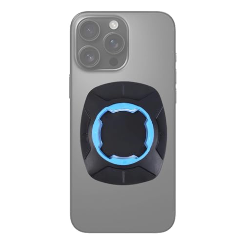 Lumi Zenva Adaptador Universal Compatible con para Quad Lock Soporte de Montaje Rápido para Smartphone Moto Bicicleta Coche y Accesorios Construcción Resistente y Segura (Azul)