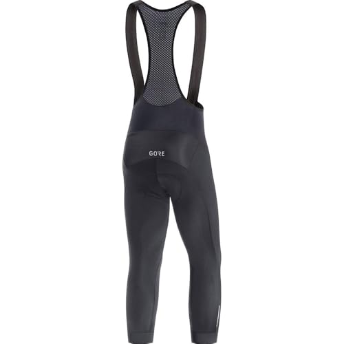 GORE WEAR Herren C3 Trägerhose+ 3/4, Schwarz, XL EU