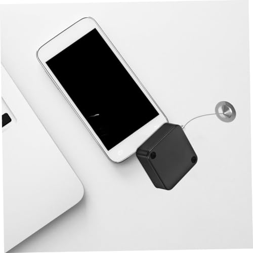 LIFKOME 3pcs Stylish Retractable Theft Cable Case Hardware Security Cable Lock for Under Desk Management and Phone Tether miniatura 4