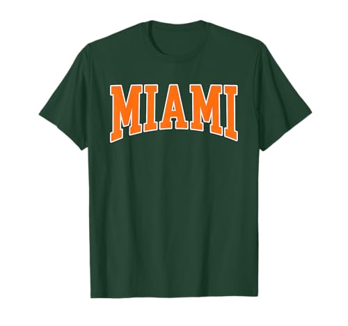 Miami - Throwback Design Print - Classic T-Shirt