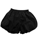 [Bee] ビー バルーンショートパンツ ガールズ 女の子 キッズ ショートパンツ バルーン ジュニア 裏地 無地 春 夏 秋 baa03337 150cm ブラック