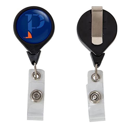 Desert Cactus University of Wisconsin Platteville Retractable Badge Holder PUW ID Reel with Ticket Clip for Lanyard, Work, School & Office Access