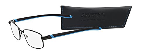 Sportex Readers Performance Men's Reading Glasses Round, Sport Blue, 1.25