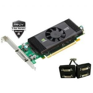 Tarjeta de video NVIDIA Quadro NVS 420 de perfil bajo multipantalla