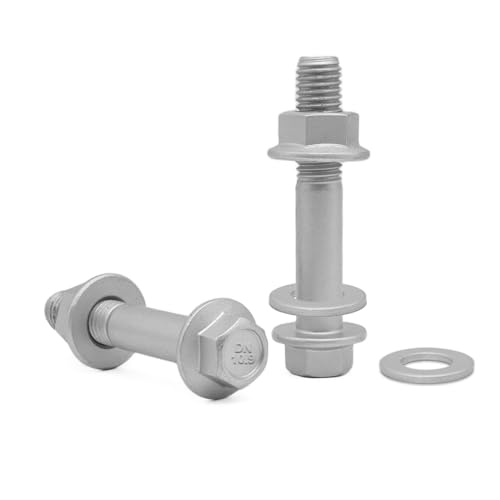 Front Lower Shock Mount Bolts Kit Compatible with Toyota Sequoia 2001-2007, Tacoma 1995-2004, Tundra 2000-2006