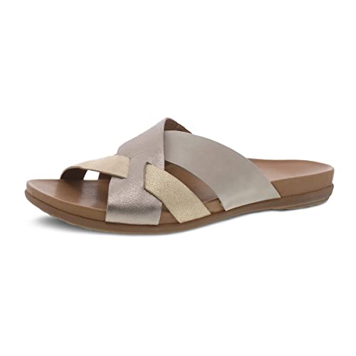 Image of Dansko Joanna Slip-On Sandal for Women - Leather Linings and Uppers for All-Day Comfort - Dual Density EVA Footbed and Lightweight Rubber Outsole for Long-Lasting Wear