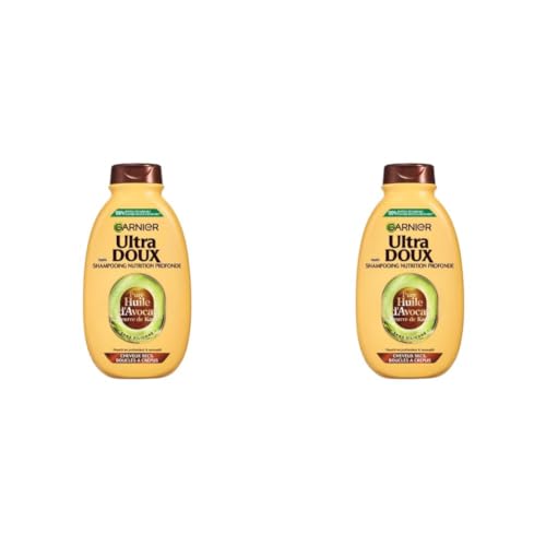Garnier Ultra Doux - Shampooing Avocat & Karité - 400 ml (lot de 2)