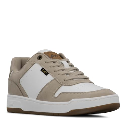 Lee Men's Specter Court Sneaker, Pebble/Winter White, 6.5 M by Lee - Used condition - Image 3