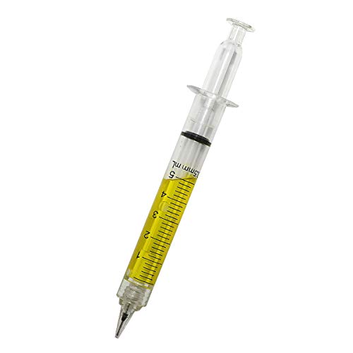 (KEEP YOU) 注射器 シャープペンシル syringe-pen-6.イエロー(シャーペン) バラエディーグッズ コスプレグッズ 小物 面白デザイン