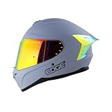 Casco para Moto Extreme - Casco Motocicleta Marca Edge - Visor Doble ANTIVAHO - Cascos para Motos Certificados Dot Moto -...