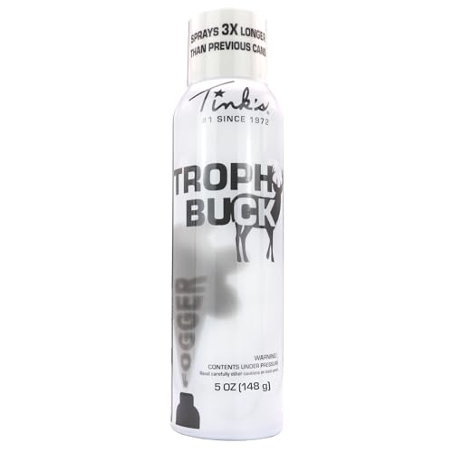TINK'S Dominant Buck Deer Attractant Dominant Buck Urine Fogger for Hunting (5 Oz) – Superior & Longlisting Dominant Buck Urine Hunting Scents – Hunting Lure/Attractant – Advanced Deer Hunting Lure