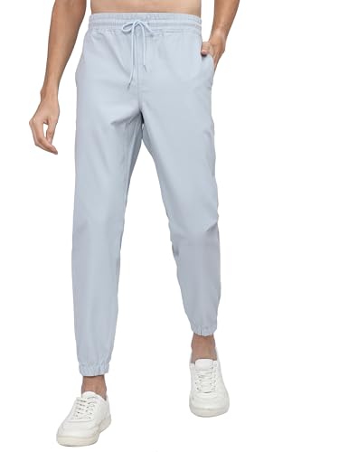 Image of KETCH Men Mid Rise Regular Fit Jogger Trouser