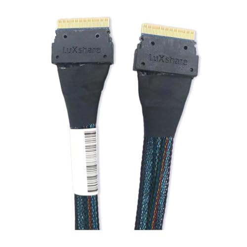 Adaptador PCIe 4.0 SlimSAS SFF8654 8i cable NVMe 9500 tarjeta de video externa de 0.5m