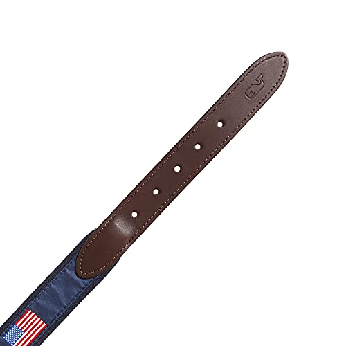 vineyard vines Men's American Flags Canvas Club Belt2