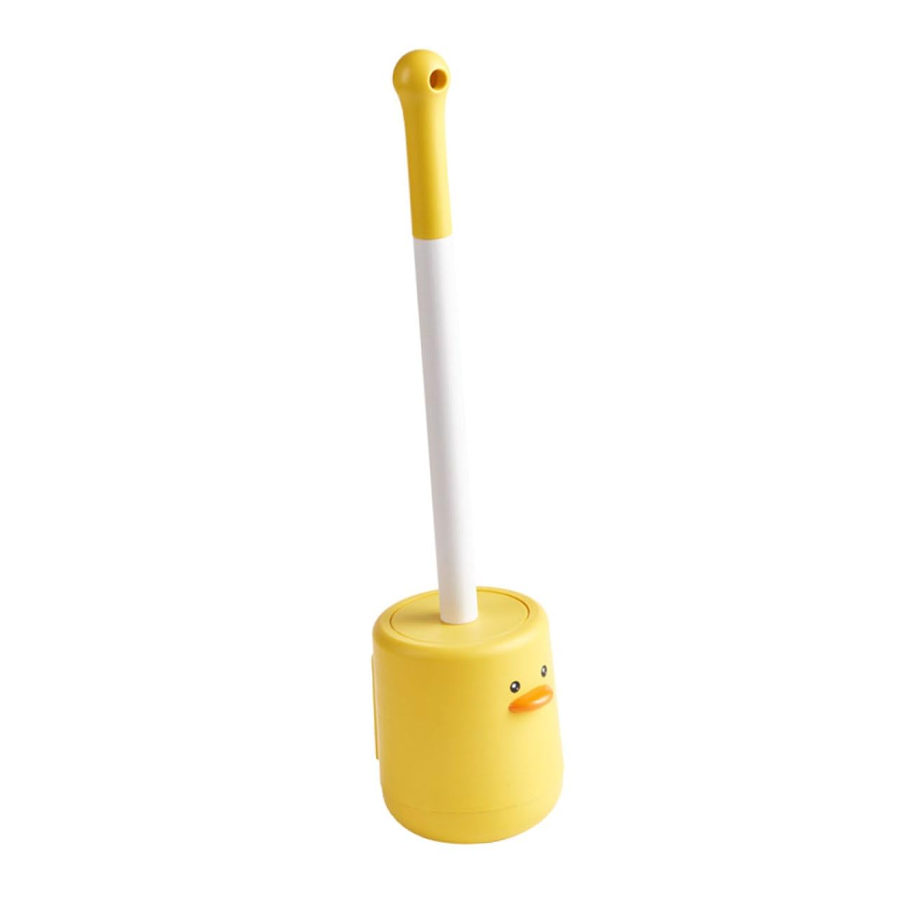 Brosse WC canard Homoyoyo en silicone avec support de nettoyage