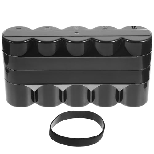 Caja de película Toddmomy de 5 unidades estuche negro con correa de silicona