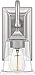 Quoizel NLC8601BN Nicholas Mid Century Wall Sconce, 1-Light 100 Watt, Brushed Nickel