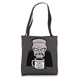 Morning Bad Coffee Good Funny Creepy Reanimated Monster Tote Bag