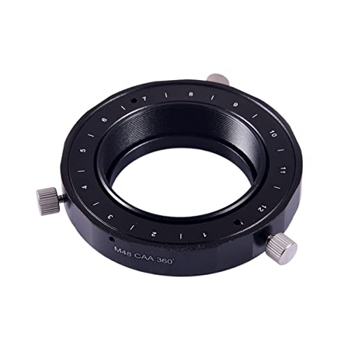 Rotador M48 S8252 de 360 grados para corregir el encuadre de cámara en telescopios