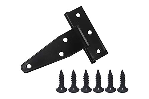 Fgen 10Pcs 3-Inch Galvanized T-Shaped Hinge, Triangular Hinge, Triangular Hinge Slotted Bearing Door #TOP2