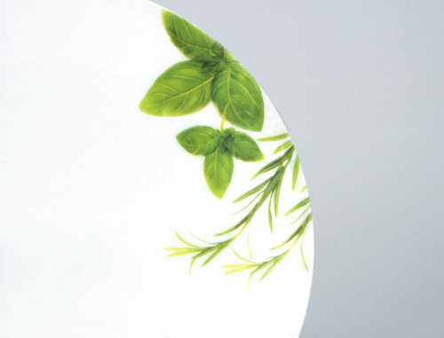 Amazon｜iwaki コレール ヨーロピアンハーブ ランチ皿(小)5枚入り B308