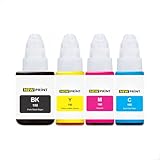 Kit 4 Tinta Para Canon Gl-190 G3110 G3100 G3111 G4110 G4111 G4100 - New Print
