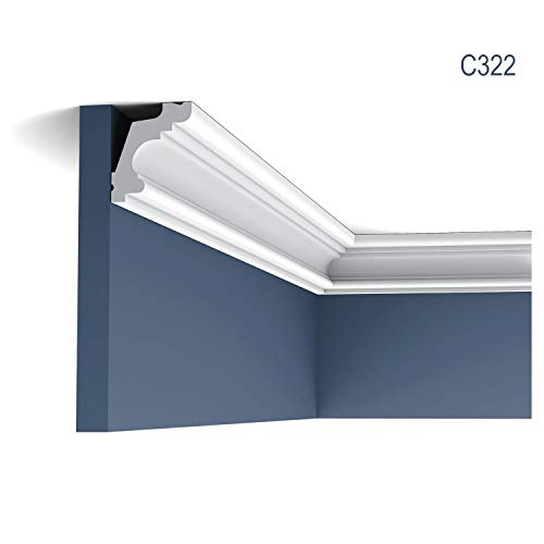 Corniche C322 Orac en mousse de polyuréthane rigide prétraité de 200 cm - 4