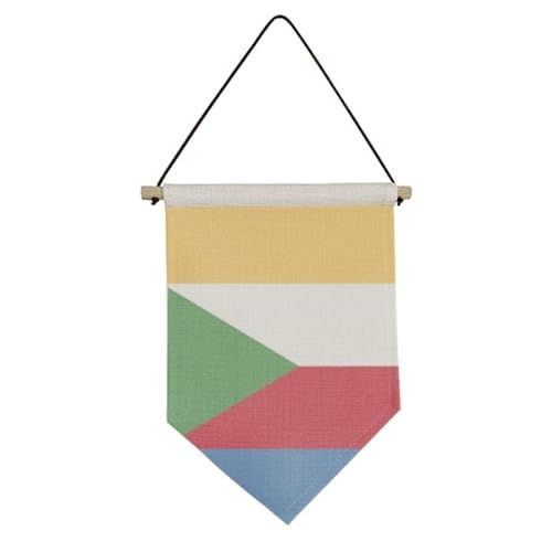 Drapeau national des Comores toile suspendre murale tissu