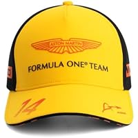 Aston Martin F1 Gorra Edición Especial Barcelona Amarilla -