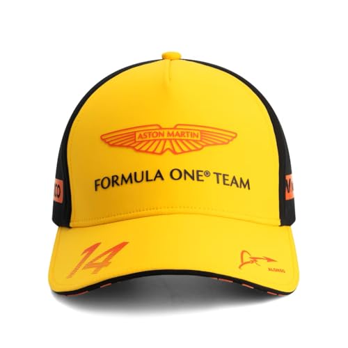 Aston Martin F1 2025 Gorra Edición Especial Barcelona Amarilla - Talla Única