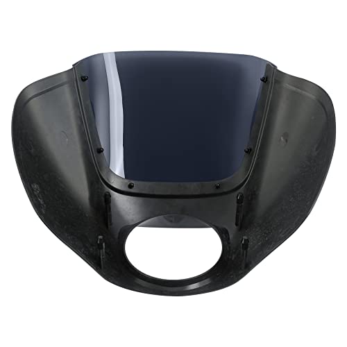 Image of Green-L Front Headlight Quarter Fairing Windshield Fit For Harley Softail Low Rider FXLR S FXLRS 2018-2025 Street Bob FXBB FXBBS 2018-2025 Softail Standard FXST 2020-2024 Gunship Gray