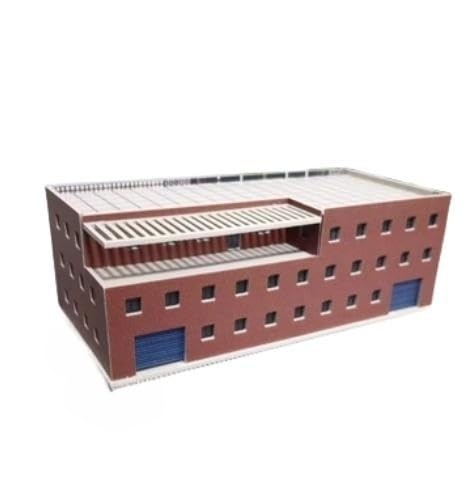 1:300DIY都市シミュレーション建築模型置物、微縮風景 (J)