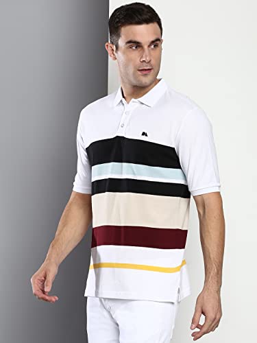 Image of Dennis Lingo Men's Cotton Solid Slim Fit T-Shirt