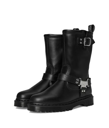 Dr. Martens Unisex-Adult Anistone Hi Motorcycle Boot