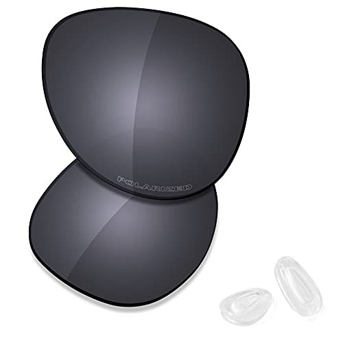Image of SAUCER Premium Replacement Lenses & Nosepads for Oakley Elmont L OO4119 60mm Sunglasses
