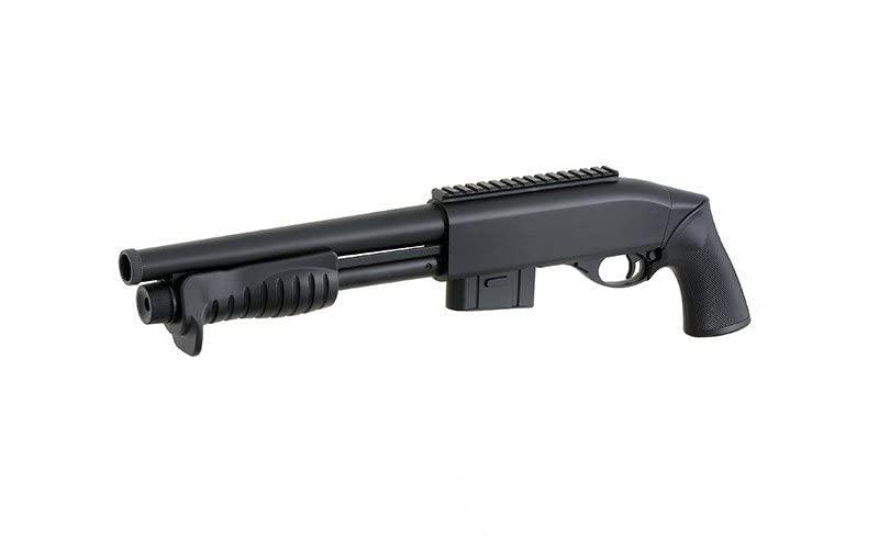 2EAGLE Fucile a Pompa Softair - M401 a Molla/plastica ad Alta Resistenza/Ricarica Manuale (0,5 Joule)