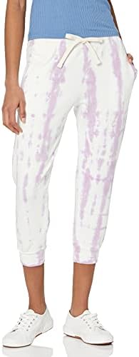 Monrow Women's Sweatpants, NEON Violet, S