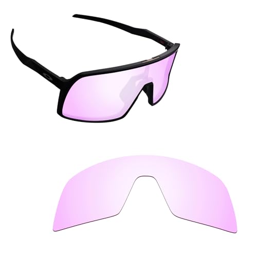 Verres de rechange rose clair pour Oakley Sutro parfaits pour le cyclisme matinal