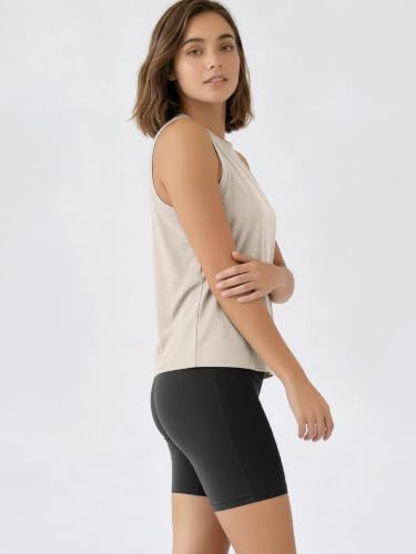 Image of ODODOS Women's Performance Tank Ultra Soft odSTRATUM Tech Sleeveless Tee Shirts High Crew Neck Pullover Top