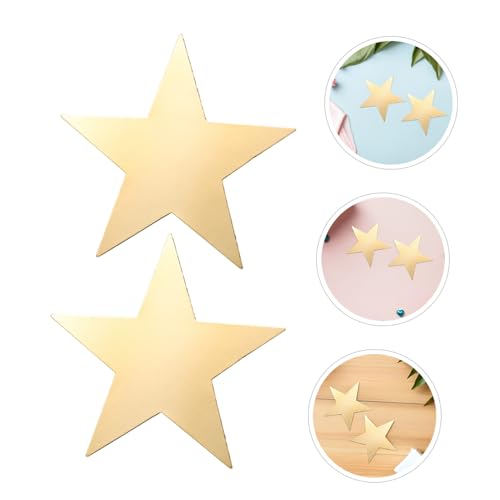 Elegantes Estrellas Doradas con Brillantina para una Decoración Sofisticada 7