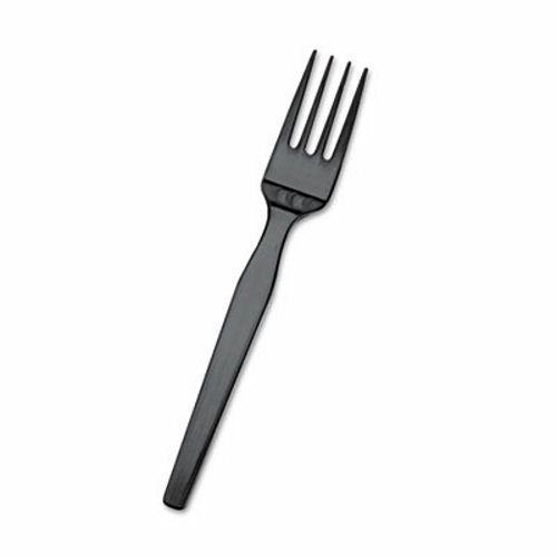 Dixie Plastic Cutlery Refill, Forks, Black, 24 Packs of 40, 960 Forks (DXESSF51) ;#G344T3486G 34BG82G5240