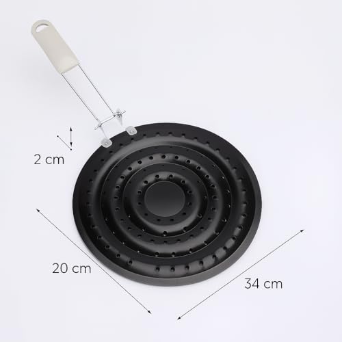 Image of Stainless Steel Phulka Grill Jali Gas Stove Multi Purpose Papad Roaster Roti Chapati Grill Basket Foldable Handle Mesh Tawa Direct Flame Cooking Brinjal Corn Tomato Garlic Vegetable Roaster